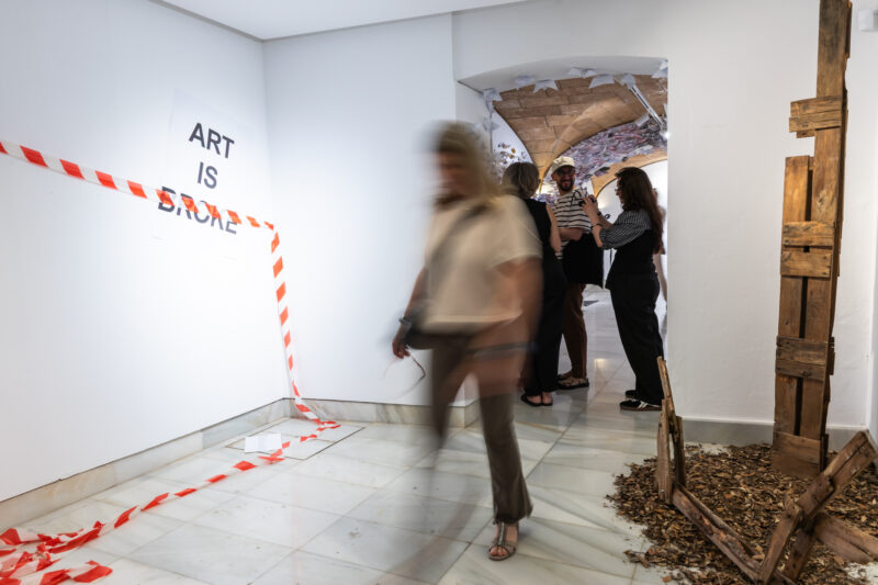 Art is broke in Barceló Foundation